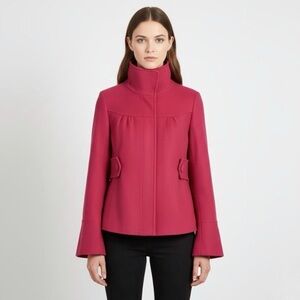 ABS by Silver Label 80% Wool Jacket Coral Warm Chic Outerwear NWOT Size 6